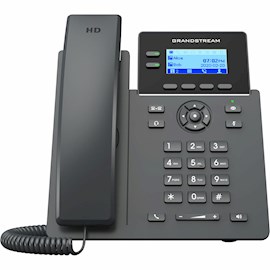 IP ტელეფონი Grandstream GRP2602W IP Phone PoE 4 SIP, 2 lines, Wi-Fi Black